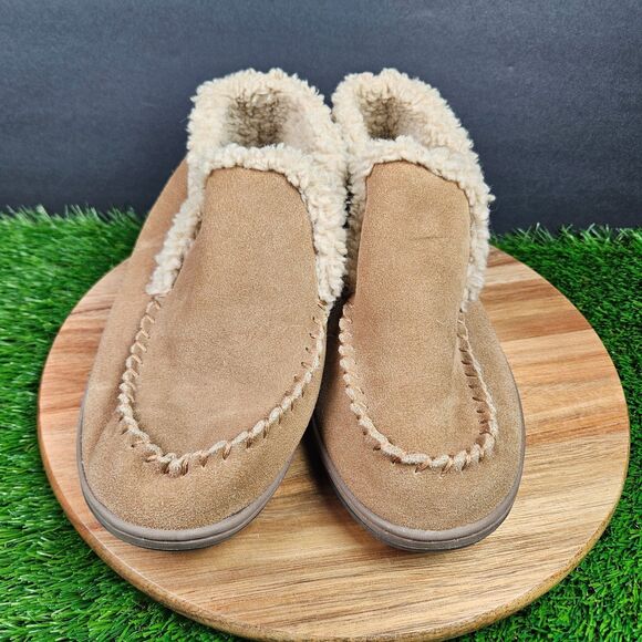 Clarks Dallas Men's 11 M Suede Leather Polyester Lined Ankle Bootie Slippers - Picture 6 of 11